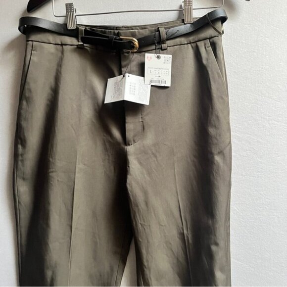 NWT Zara Collection belted trousers Sz L - Picture 5 of 13